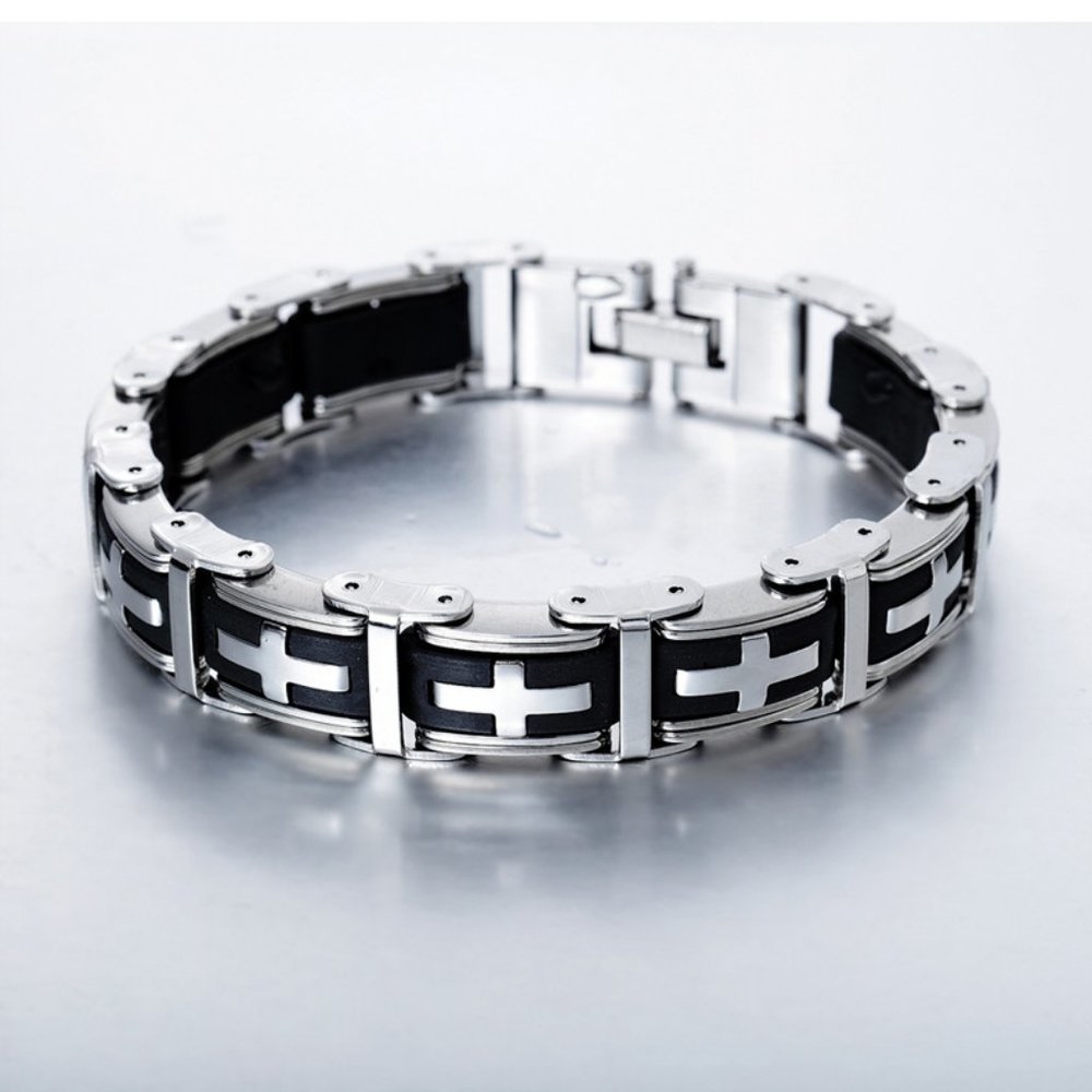 men cross bracelet - Picture 2 of 4